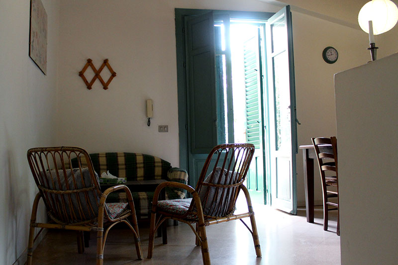 Living room in Sicilian agriturismo rental