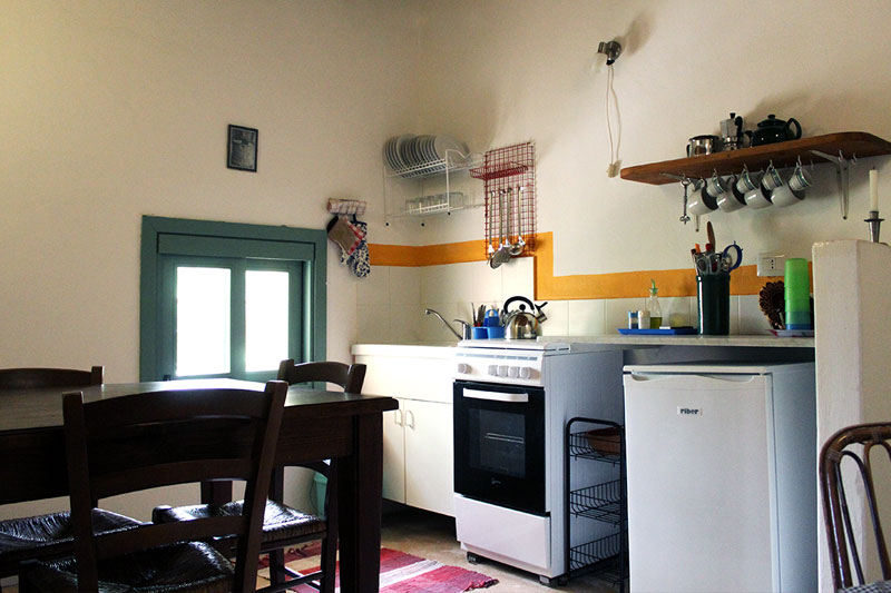 Kitchen in Sicilian agriturismo apartment